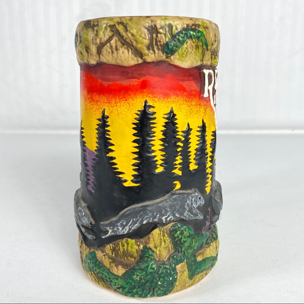 3D Wolves Stein Mug Yellowstone Park Karol Western - Picture 3 of 6